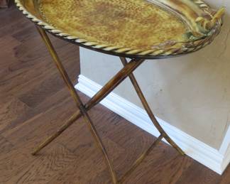 Tray on stand