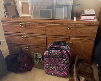 Picture frames, and  luggage