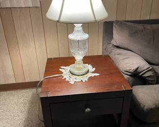 End table & lamp