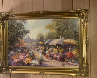 Painting this piece  is by Gerhard Nesvadba (German born 1941). 