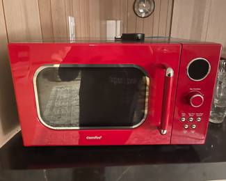 Red Microwave almost new purchases in last couple months. 