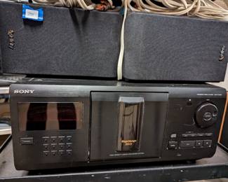 Infinity Primus P-142 Shelf Speakers,
Sony CDP-CX225 CD Changer, 200 Mega Storage
