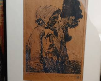 Etching by Diniel Sayre Groesbeck