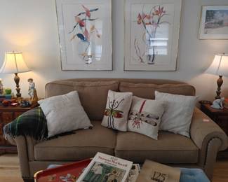 Custom made sofa and chairs