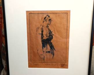 Etching by Diniel Sayre Groesbeck