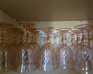 Pink Glassware