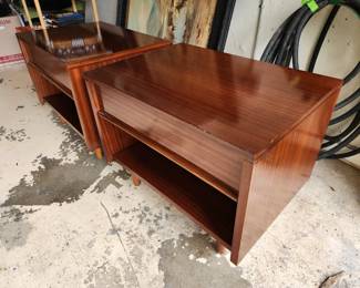 Pair Mitchell Gold nightstands