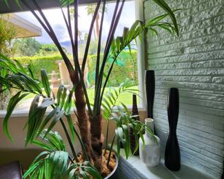 one of 3 high quality silk plants