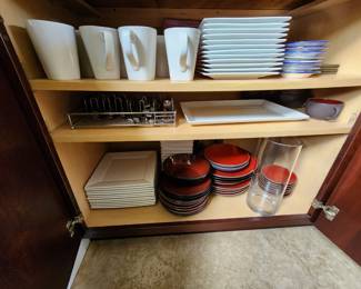 plates and cups