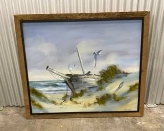 Lg Original Oil Painting James Eichelberger