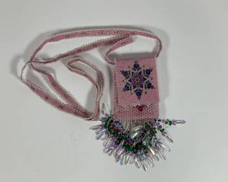 Hand Beaded Coin Purse by Roberta Troeder