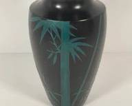 Vintage Japanese Ryukyu Wood/Lacquer Vase