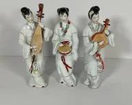Asian Porcelain Music Figures
