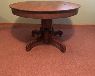 Victorian Oak Pedestal Dining Table