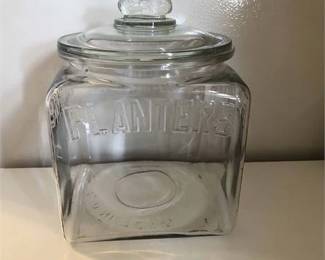 1940s Planters Peanuts Counter Advertsing Display Jar