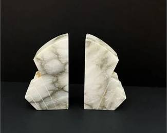 Italian Marble Bookends