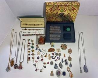 Jade, 14K GP, Natural Gemstone Jewelry Collection