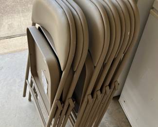 Floding metal chairs