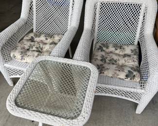 Wicker furniture