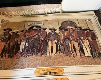 Bianchi Leather Wear "Los Bandidos" Advertising Poster