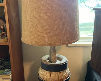 Wagon Wheel Hub Lamp (Pair)