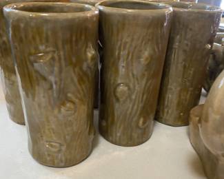 Vintage Ceramic Tree Cups