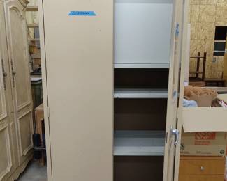 Metal storage cabinet 
