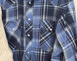 Panhandled, slim and Wrangler pearl snap shirts