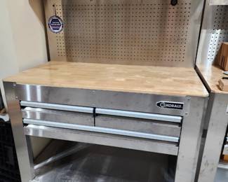 Kobalt Heavy-Duty Stainless Steel 3 Drawer Worktable
