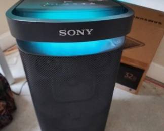 Sony Portable Bluetooth Speaker (Same speaker as in previous picture, showing the colors of change in the speaker)