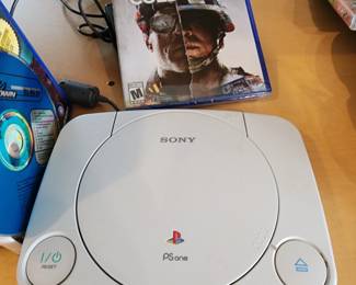 1. Playstation 1 - Ps1 Mini Console 2. PS5 Call Of Duty - Black Ops Cold War Game