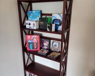Montego 5 Tier Wood Book Shelf