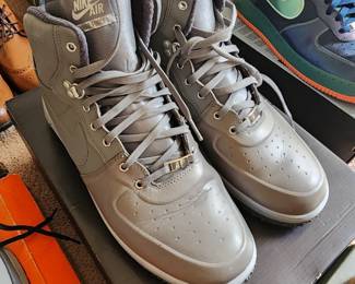 Nike Air Lunar Force 1 Mid Hyp High City SneakerBoot Grey