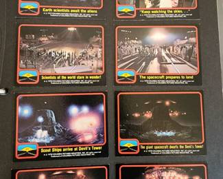1978 Close Encounters Of The Third Kind Movie Trading Cards