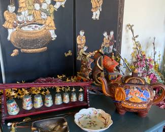 Many items came from family who lived in Thailand. 