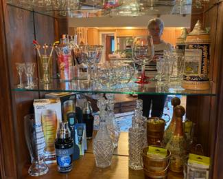Lots of fun and beautiful barware
