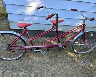 Lovely Vintage Huffy Daisy Tandem Bike - perfect for biking around Lake Edinboro!