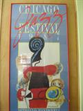 FRAMED 1987 CHICAGO JAZZ FESTIVAL POSTER.