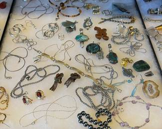 STERLING AND COSTUME JEWELRY