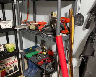 TOOLS AND SHELVING