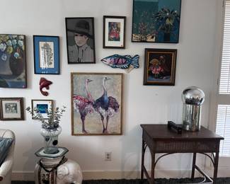 Some of the art offered 