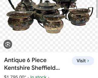 Vintage silver service 