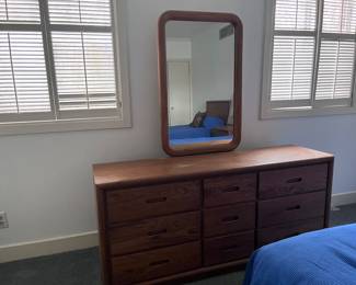 Dresser and mirror