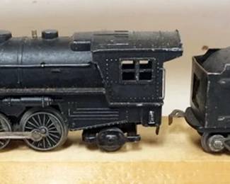 1168 MARX O GAUGE TRAIN, LOCOMOTIVE WITH TENDER