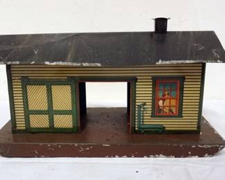 1202 IVES TRAIN TIN FREIGHT STATION