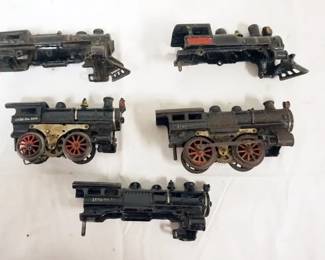 1035 IVES TRAIN O GAUGE GROUP OF ENGINE CASTINGS AND PARTS