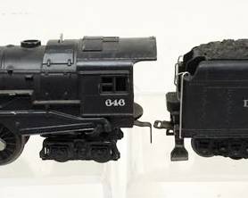 1108 LIONEL TRAIN O GAUGE #646 LOCOMOTIVE WITH TENDER