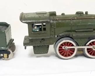 1197 IVES TRAIN STANDARD GAUGE #1134 R *PRESIDENT WASHINGTON* LOCOMOTIVE AND TENDER