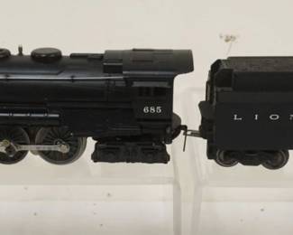 1086 LIONEL TRAIN O GAUGE #685 LOCOMOTIVE & TENDER