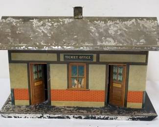 1204 IVES TRAIN TIN #114 RR STATION